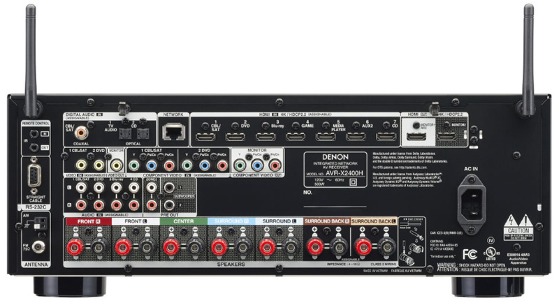Denon ra mắt bộ đôi receiver 7.2 kênh AVR-X2400H và AVR-X1400H