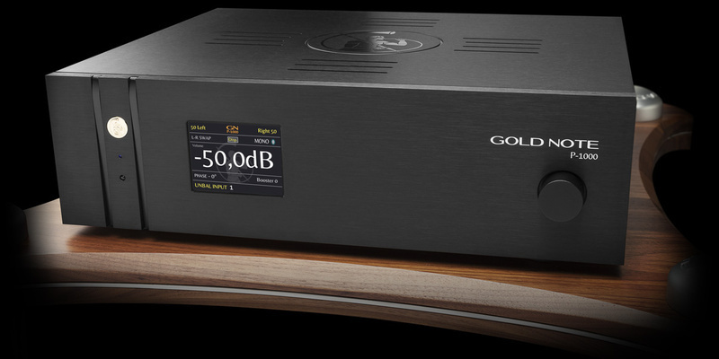 Gold Note giới thiệu Pre-ampli cao cấp Gold P-1000