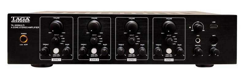 TAGA Harmony giới thiệu ampli tích hợp TA-600 MULTI, chuyên dụng cho nghe nhạc đa phòng