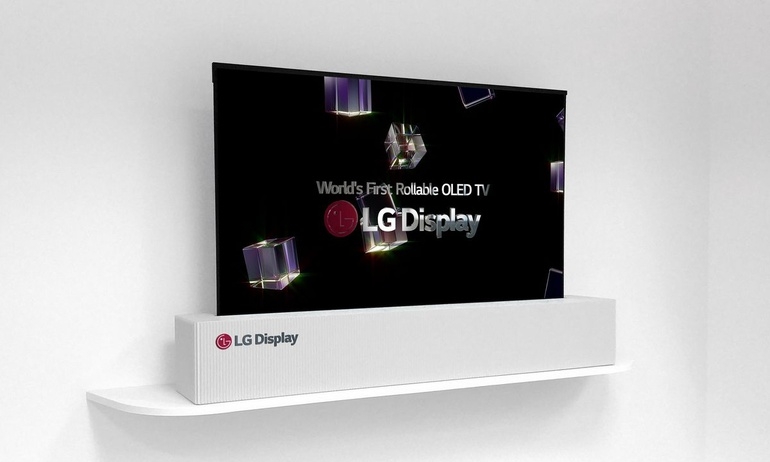 [CES2018] LG Display ra mắt TV OLED 65-inch có thể cuộn được