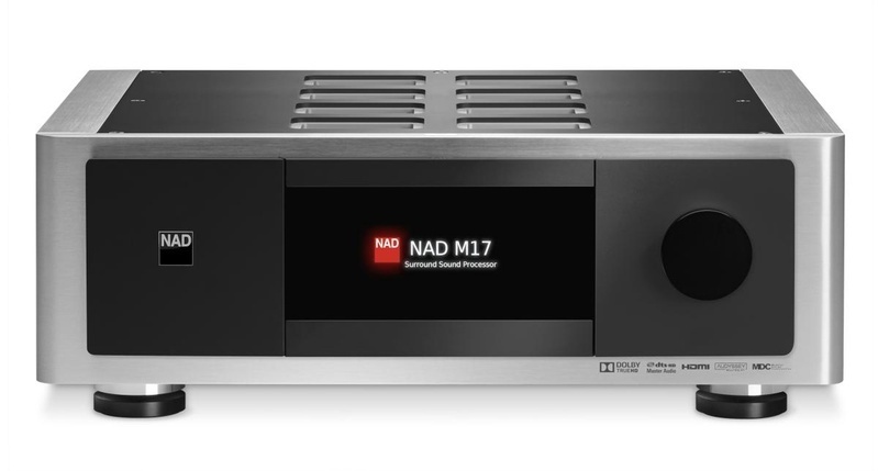 NAD giới thiệu processor Masters M17 V2, trang bị Dolby Atmos và Dirac Live dạng module