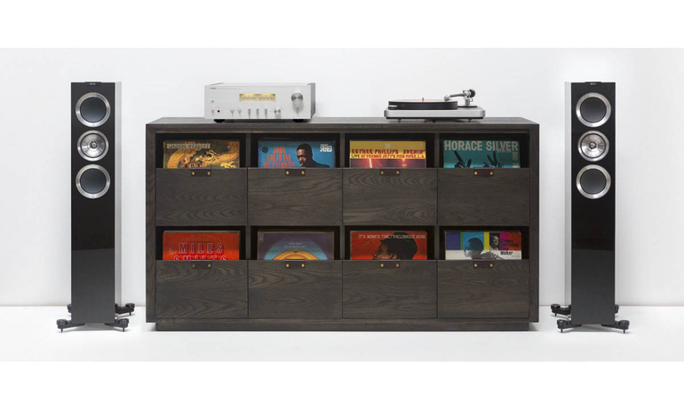 Dovetail Vinyl Storage Cabinet: Món phụ kiện nội thất không thể thiếu với các nhà sưu tập đĩa vinyl