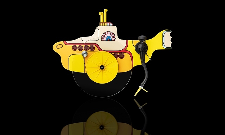 Pro-Ject The Beatles Yellow Submarine: Mâm đĩa than độc đáo dạng 
