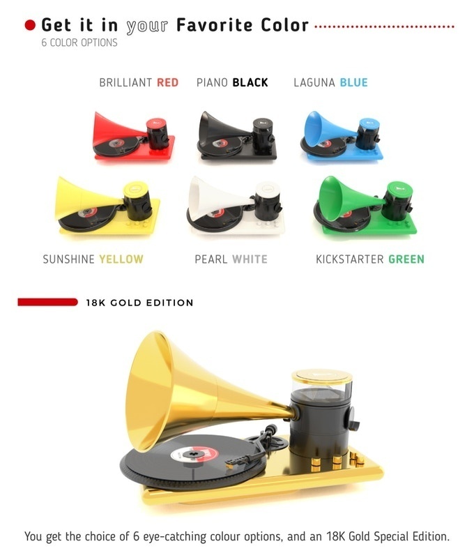 Kozmophone: Dự án mâm đĩa vinyl độc đáo đang hút vốn cực nhanh trên Kickstarter