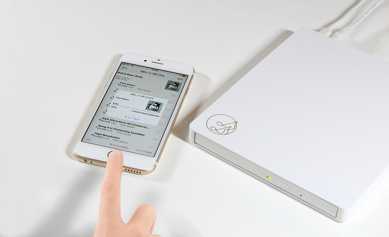 I-O DATA CD Reco: Đầu CD có khả năng đọc, ghi, rip đĩa trực tiếp trên smartphone