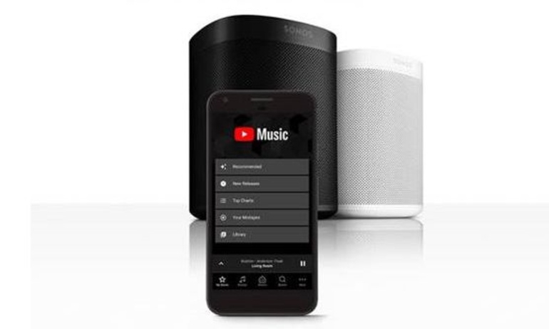 Dịch vụ streaming Youtube Music đã có mặt trên toàn bộ loa Sonos