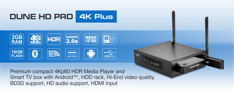Đầu xem phim Dune HD Pro 4K Plus: Bản nâng cấp đáng chú ý của Pro 4K