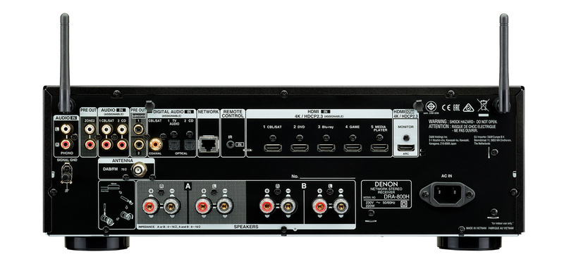 Denon giới thiệu network receiver 2 kênh DRA-800H dành cho nghe nhạc