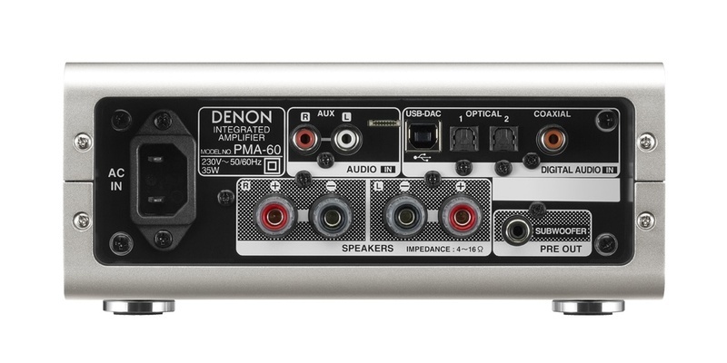 Denon PMA-60: Chiếc ampli nhỏ gọn dành cho nhạc số và nhạc không dây