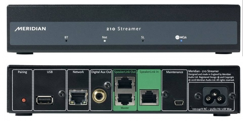 Meridian giới thiệu đầu phát nhạc số cao cấp 210 Streamer
