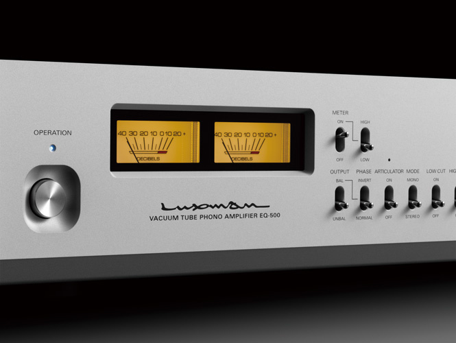 Phono preamplifier đèn Luxman EQ-500: Đối tác dành cho các hệ thống tham chiếu dùng mâm đĩa than 