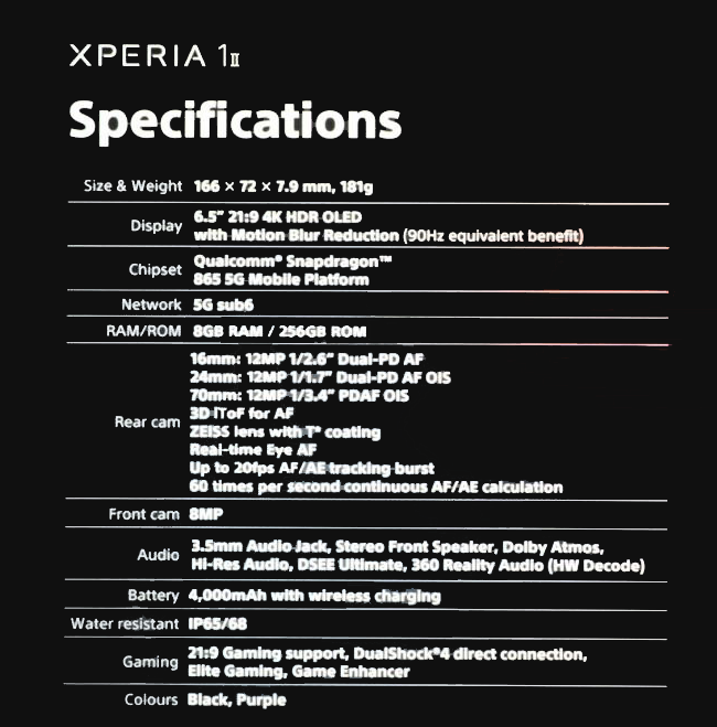 Sony trở lại thị trường smartphone cùng với bộ đôi Xperia 1 II and Xperia 10 II