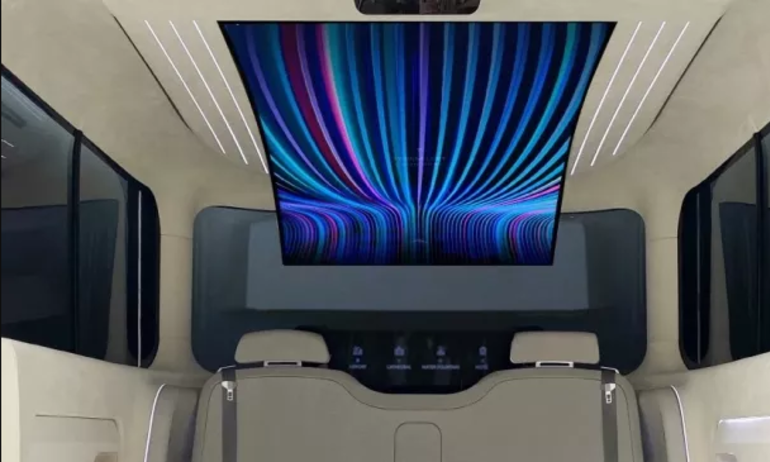 LG và Huyndai công bố concept sử dụng màn hình OLED dẻo 77-inch trong xe hơi
