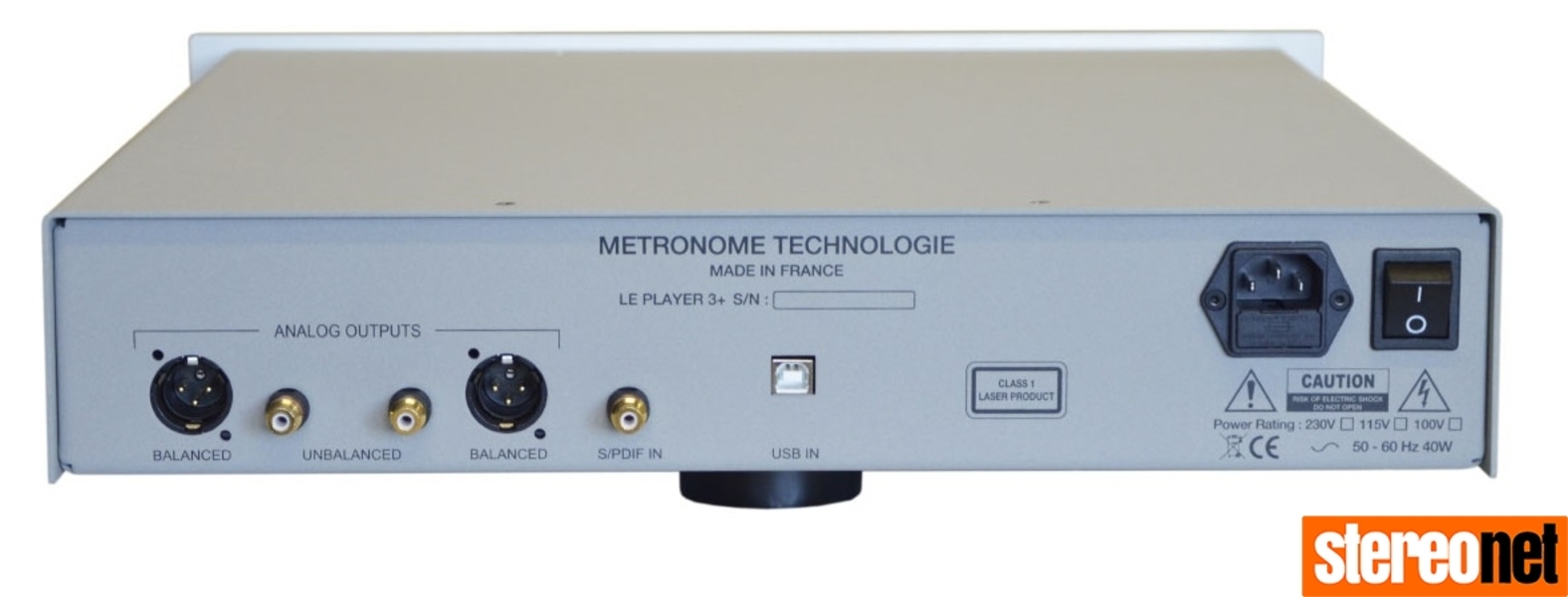 Metronome giới thiệu đầu phát CD cao cấp Le Player 3+, bổ sung DAC hi-end