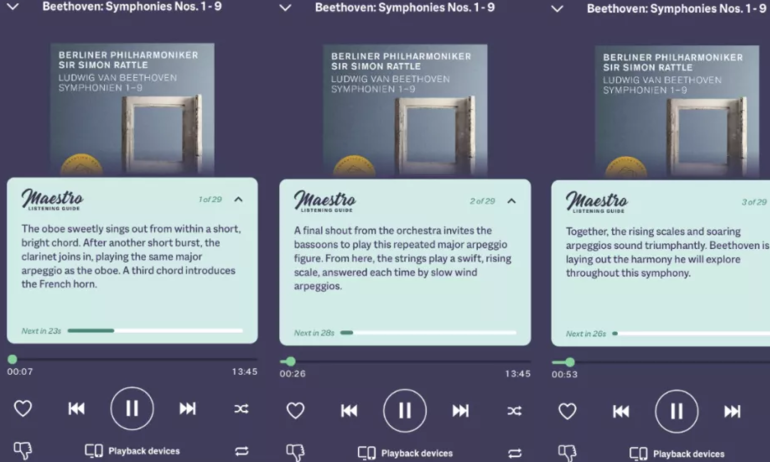 Dịch vụ streaming Primephonic bổ sung tính năng hướng dẫn nghe Maestro