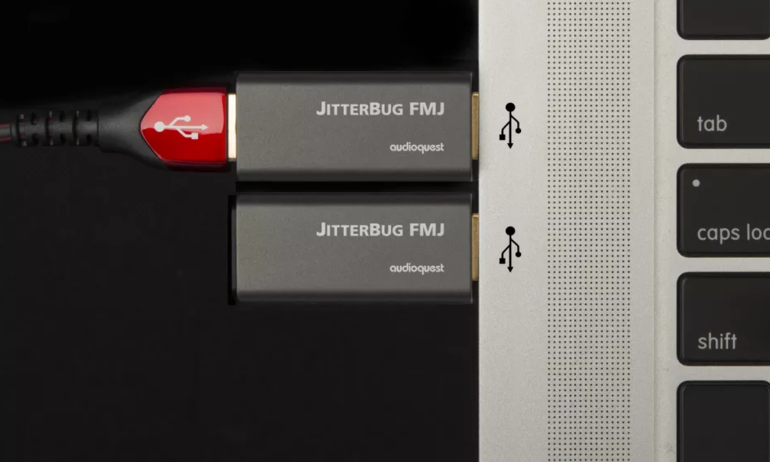 AudioQuest giới thiệu USB triệt nhiễu JitterBug FMJ