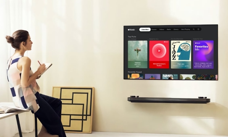 Ứng dụng Apple Music nay đã có mặt trên TV thông minh LG