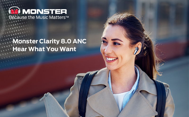 Tai nghe true wireless chống ồn MONSTER Clarity 8.0 ANC: Lựa chọn hấp dẫn dành cho giới trẻ