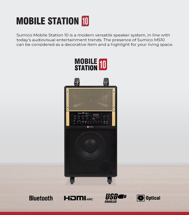 Sumico Mobile Station MS10: Trạm giải trí di động đa năng