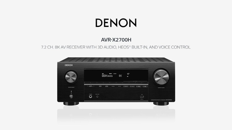 Denon AVR-X2700H: Mang âm thanh chất lượng cao đến với mọi không gian giải trí