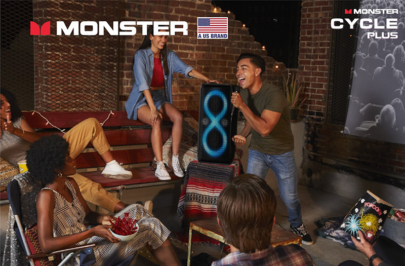 Loa karaoke di động Monster Cycle Plus: Mang âm thanh rộn ràng đến với mọi nhà