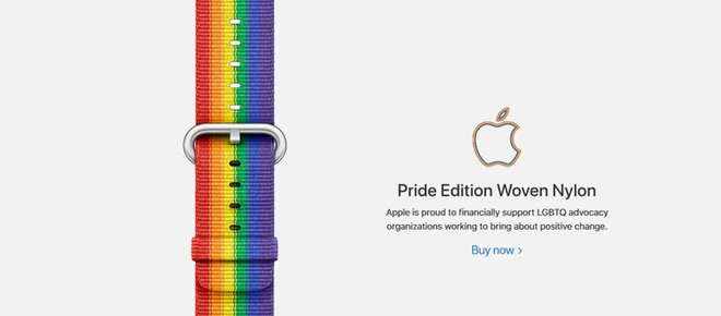 Cộng đồng LGBTQ được tiếp thêm sức mạnh bằng dây đeo lục sắc của Apple Watch.